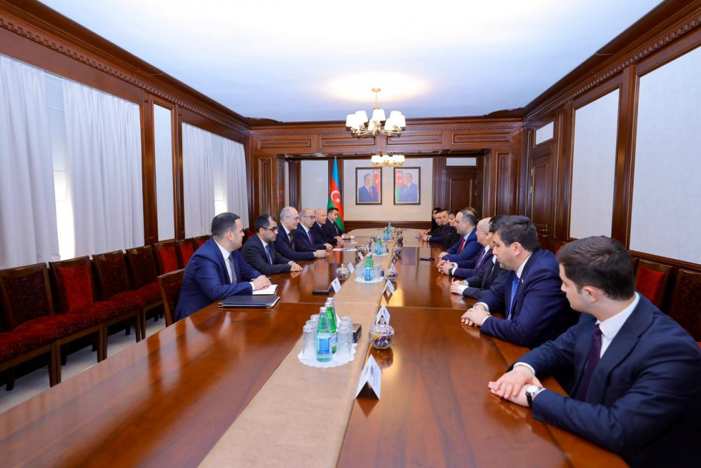 Ali Məclisdə Milli Məclisin nümayəndə heyəti ilə görüş olub<font color=red> - FOTOLAR</font>