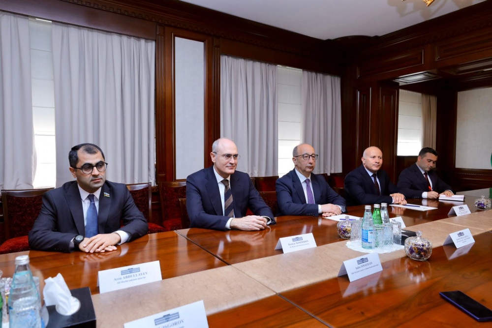 Ali Məclisdə Milli Məclisin nümayəndə heyəti ilə görüş olub<font color=red> - FOTOLAR</font>