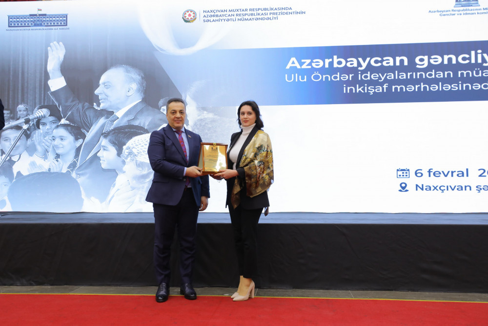Naxçıvanda “Azərbaycan gəncliyi: Ulu Öndər ideyalarından müasir inkişaf mərhələsinədək” adlı tədbir keçirilib<font color=red> - FOTOLAR</font>
