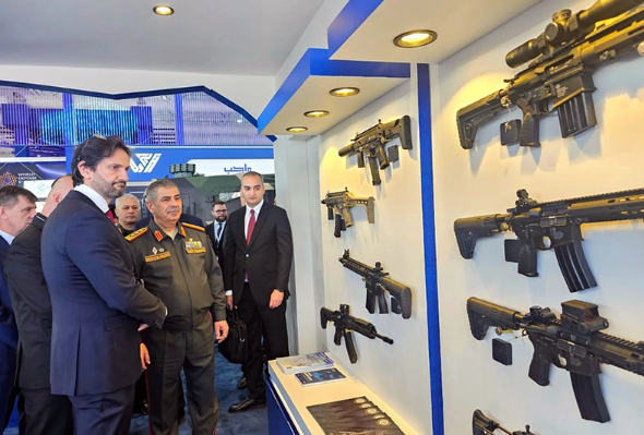 Azərbaycanın hərbi məhsulları Ər-Riyadda beynəlxalq sərgidə nümayiş olunur<font color=red> - FOTOLAR</font>