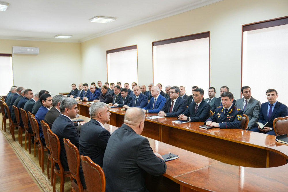 Naxçıvan Muxtar Respublikasının Baş naziri kollektivə təqdim edilib<font color=red> - FOTOLAR</font>