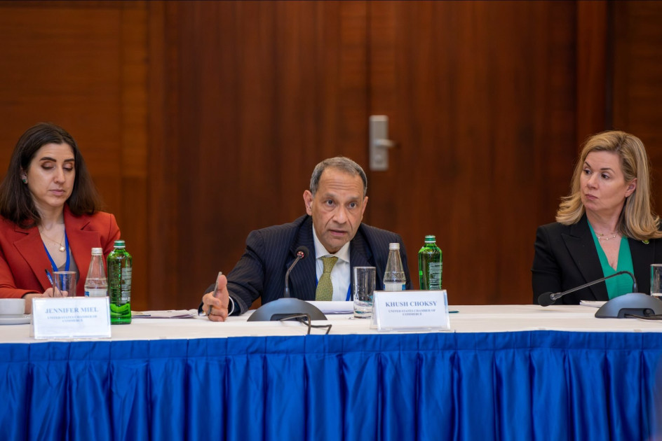 ABŞ şirkətləri ilə Zəngəzur dəhlizi üzərindən elektrik enerjisinin nəqli perspektivləri dəyərləndirilib<font color=red> - FOTOLAR</font>