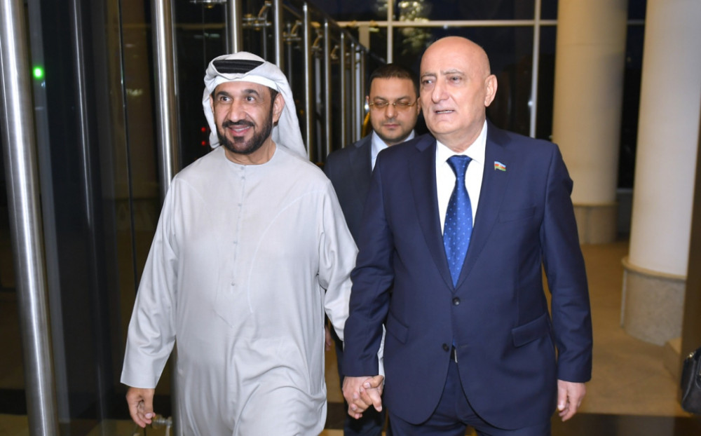 Ərəb Parlamentinin prezidenti Azərbaycana səfərə gəlib<font color=red> - FOTOLAR</font>