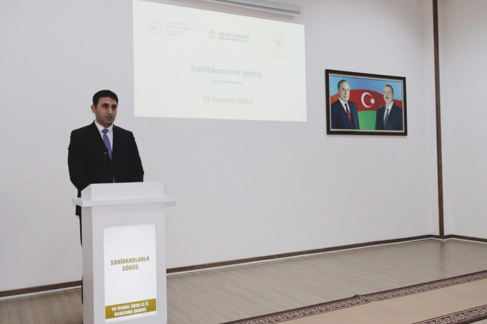 Naxçıvan Sənaye Parkının təqdim etdiyi biznes imkanları sahibkarların diqqətinə çatdırılıb<font color=red> - FOTOLAR</font>