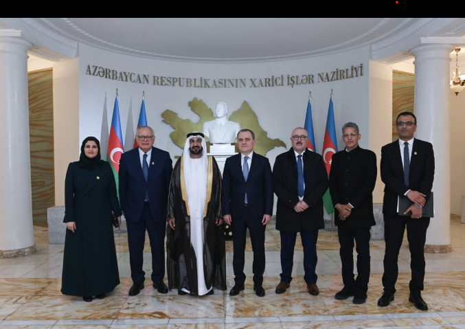 Ceyhun Bayramov Ərəb Parlamentinin prezidenti ilə Yaxın Şərqdəki vəziyyəti müzakirə edib<font color=red> - FOTOLAR</font>
