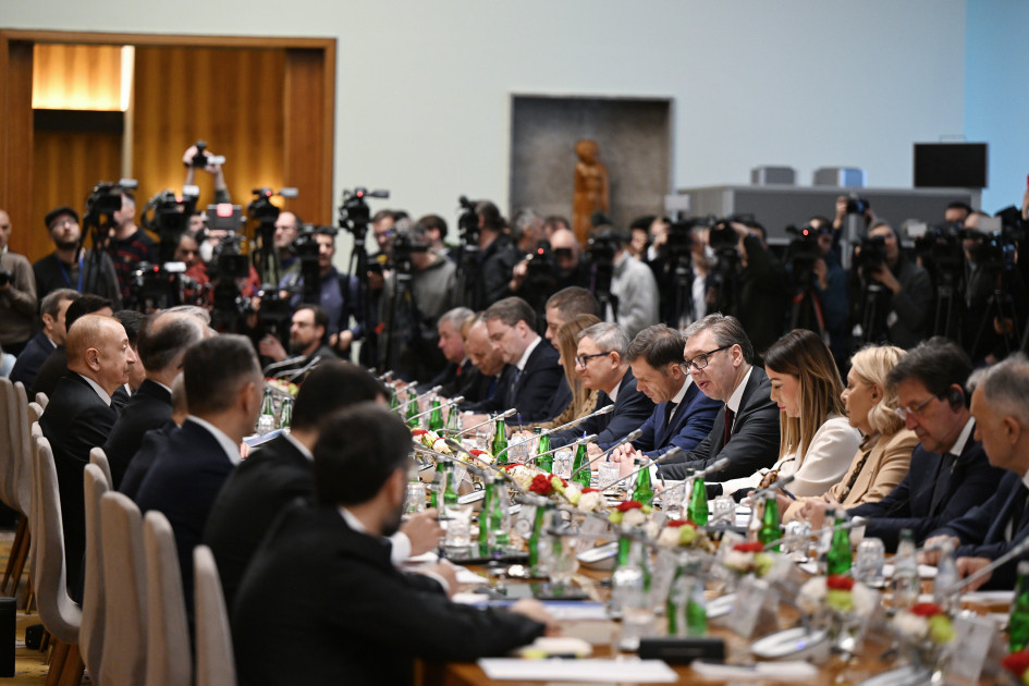 Belqradda Azərbaycan və Serbiya arasında Strateji Tərəfdaşlıq Şurasının 1-ci iclası keçirilib  <font color='red'> - YENİLƏNİB</font><font color=red> - FOTOLAR</font>