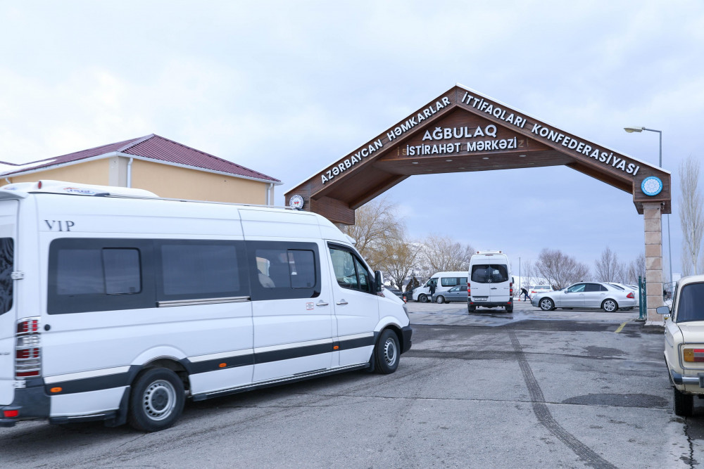 Həmkarlar ittifaqı üzvləri üçün Ağbulaqda növbəti qış istirahəti təşkil edilib <font color=red> - FOTOLAR</font>