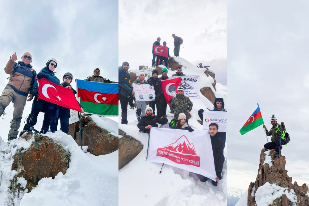 Türkiyəli alpinistlərin iştirakı ilə Haçadağa 10-cu zirvə yürüşü təşkil olunub<font color=red> - FOTOLAR</font>