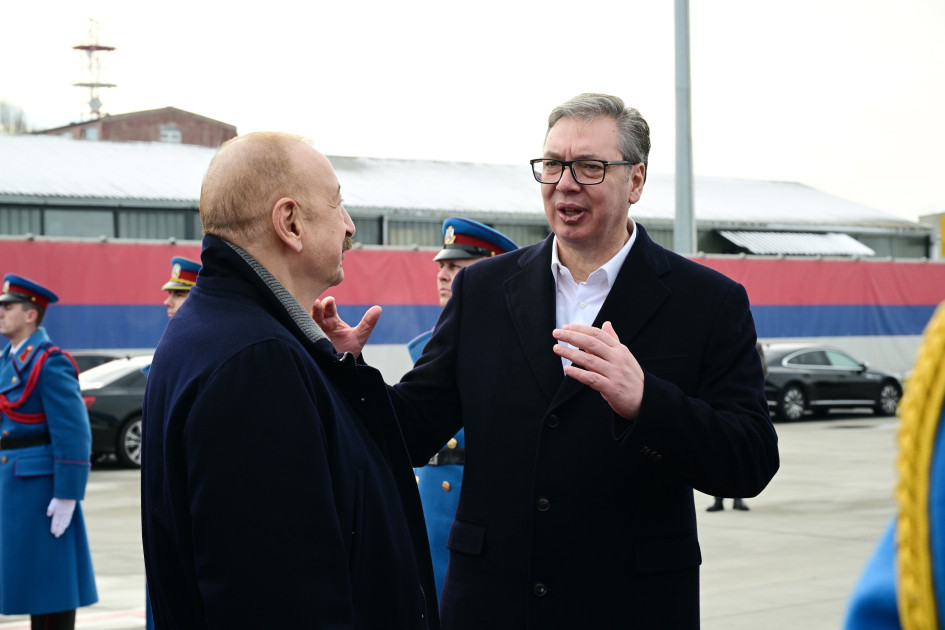 Prezident İlham Əliyevin Serbiyaya səfəri başa çatıb<font color=red> - FOTOLAR</font>