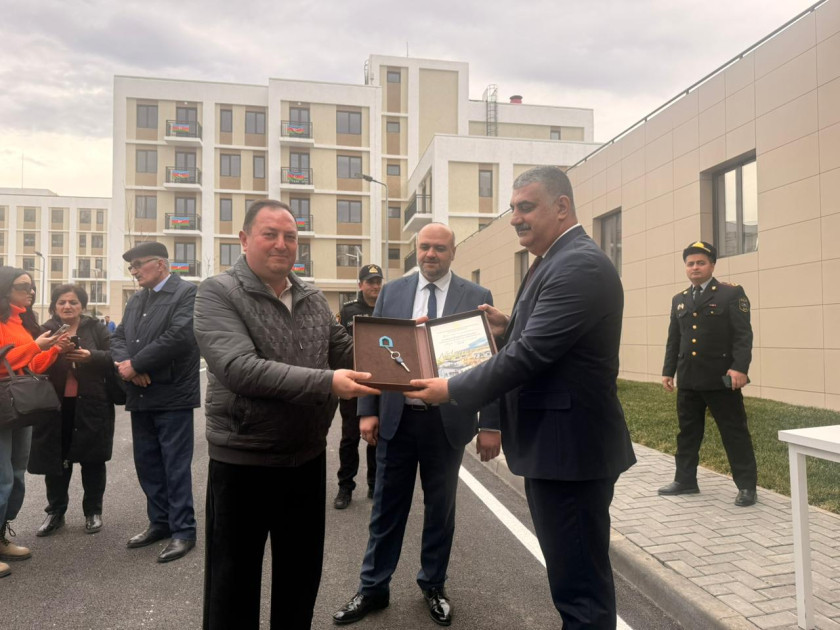 Ağdam şəhərində 120 ailəyə mənzillərinin açarları təqdim olunub<font color=red> - FOTOLAR</font>