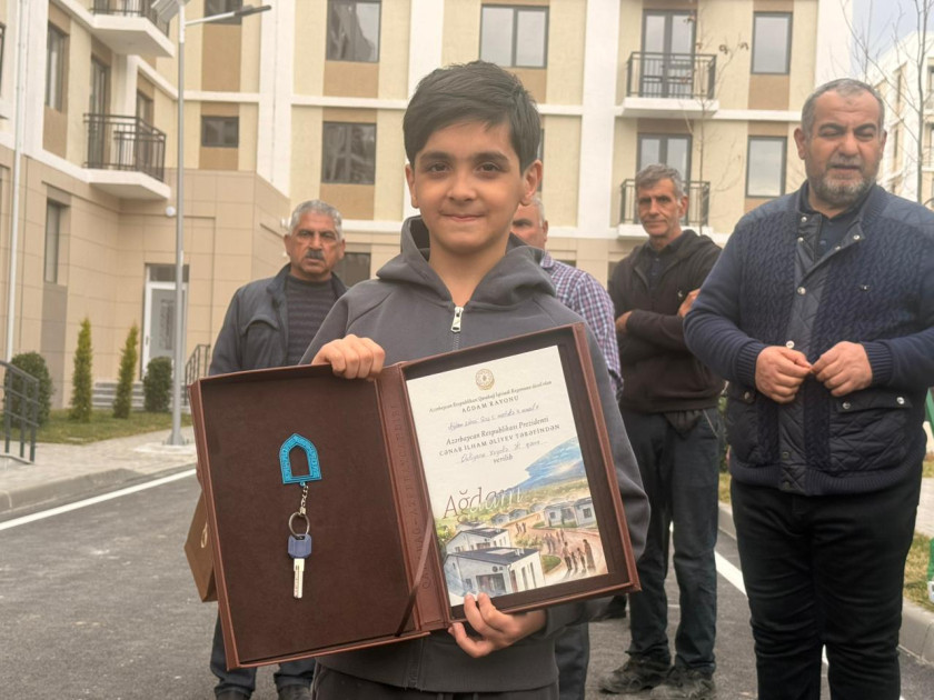 Ağdam şəhərində 120 ailəyə mənzillərinin açarları təqdim olunub<font color=red> - FOTOLAR</font>