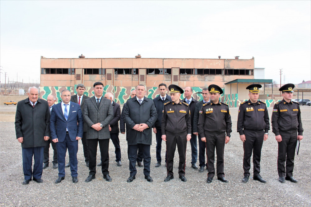 FHN Babək rayonunda  xəbərdarlıq və toplanış üzrə nümunəvi mülki müdafiə məşqi təşkil edib<font color=red> - FOTOLAR</font>