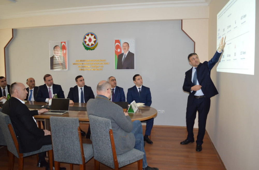 Naxçıvan Rəqəmsal İnkişaf və Nəqliyyat Nazirliyi ilə Aztelekom arasında  işgüzar görüş keçirilib<font color=red> - FOTOLAR</font>