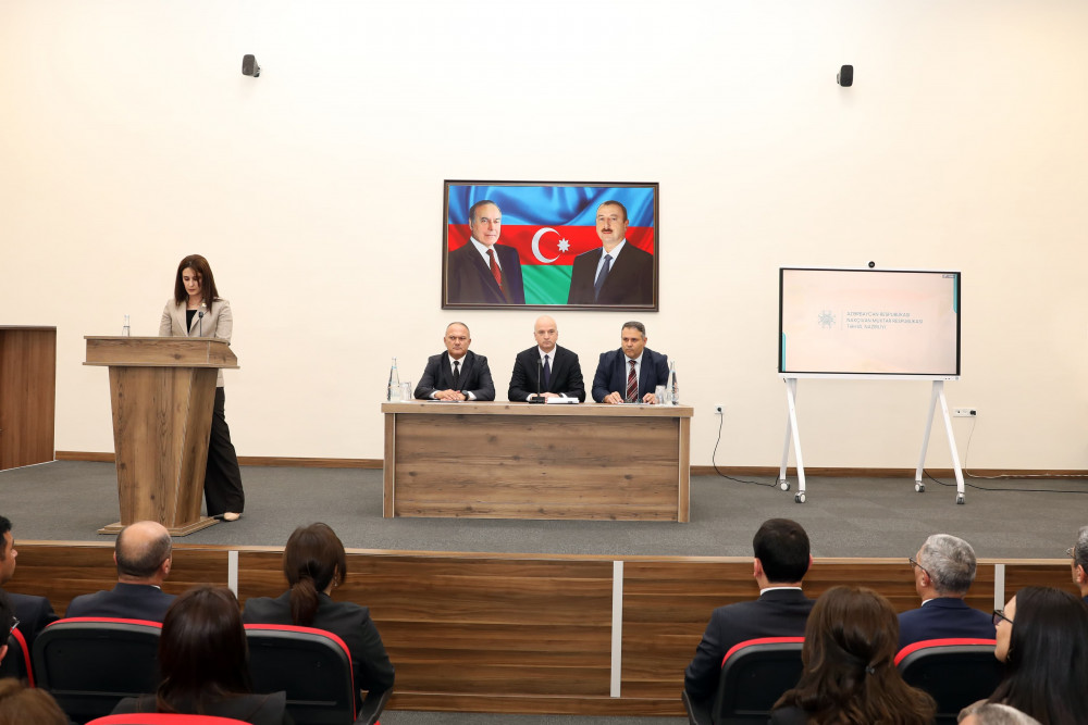 Naxçıvan Muxtar Respublikası Təhsil Nazirliyində kollegiya iclası keçirilib<font color=red> - FOTOLAR</font>