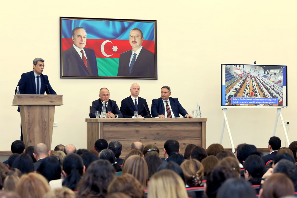 Naxçıvan Muxtar Respublikası Təhsil Nazirliyində kollegiya iclası keçirilib<font color=red> - FOTOLAR</font>