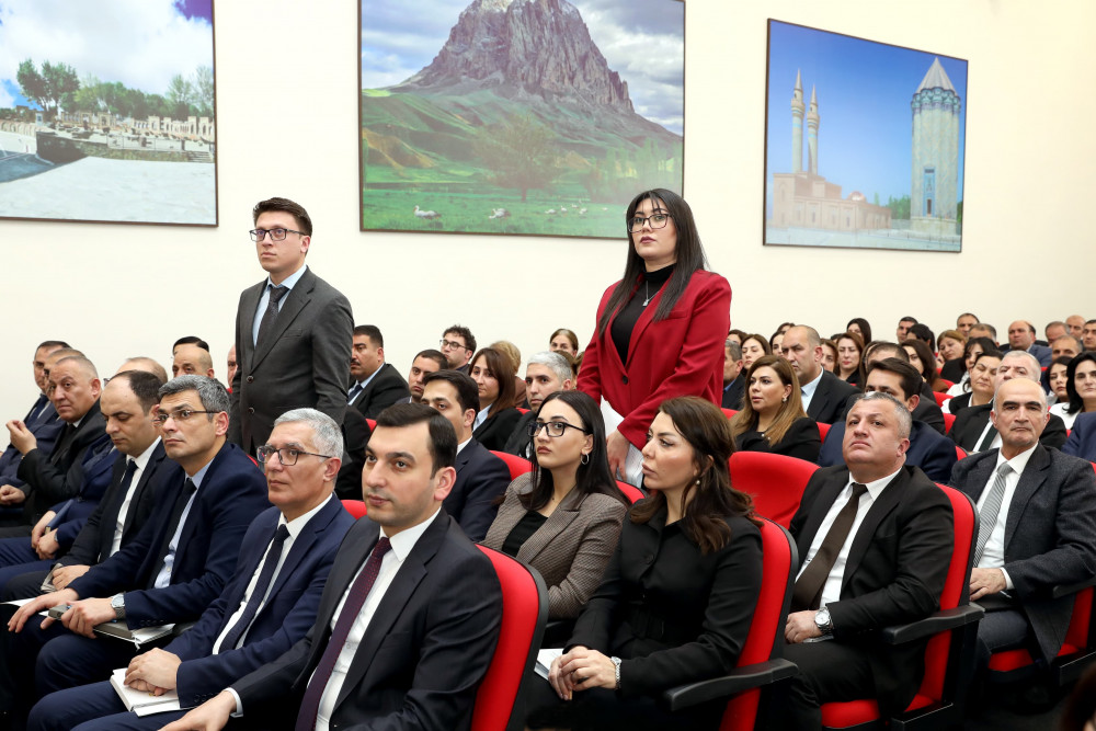 Naxçıvan Muxtar Respublikası Təhsil Nazirliyində kollegiya iclası keçirilib<font color=red> - FOTOLAR</font>