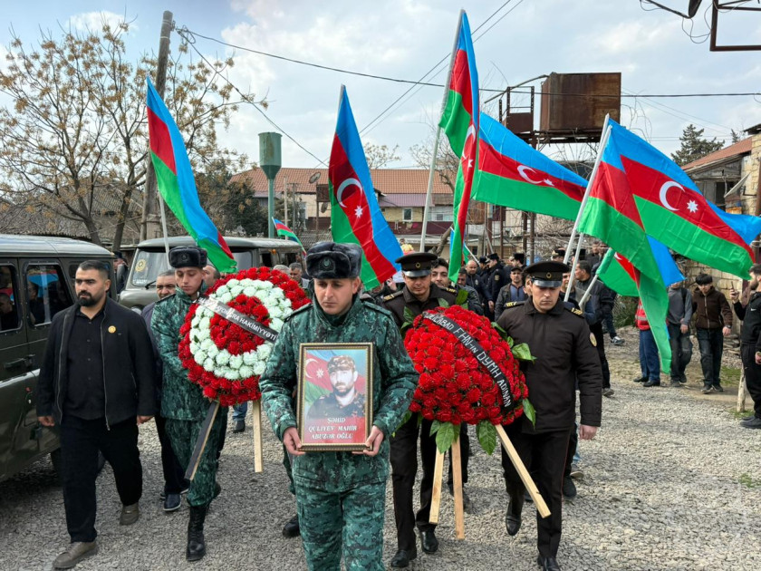 Birinci Qarabağ müharibəsinin itkin şəhidi Mahir Quliyev Cəlilabadda dəfn edilib<font color=red> - FOTOLAR</font>