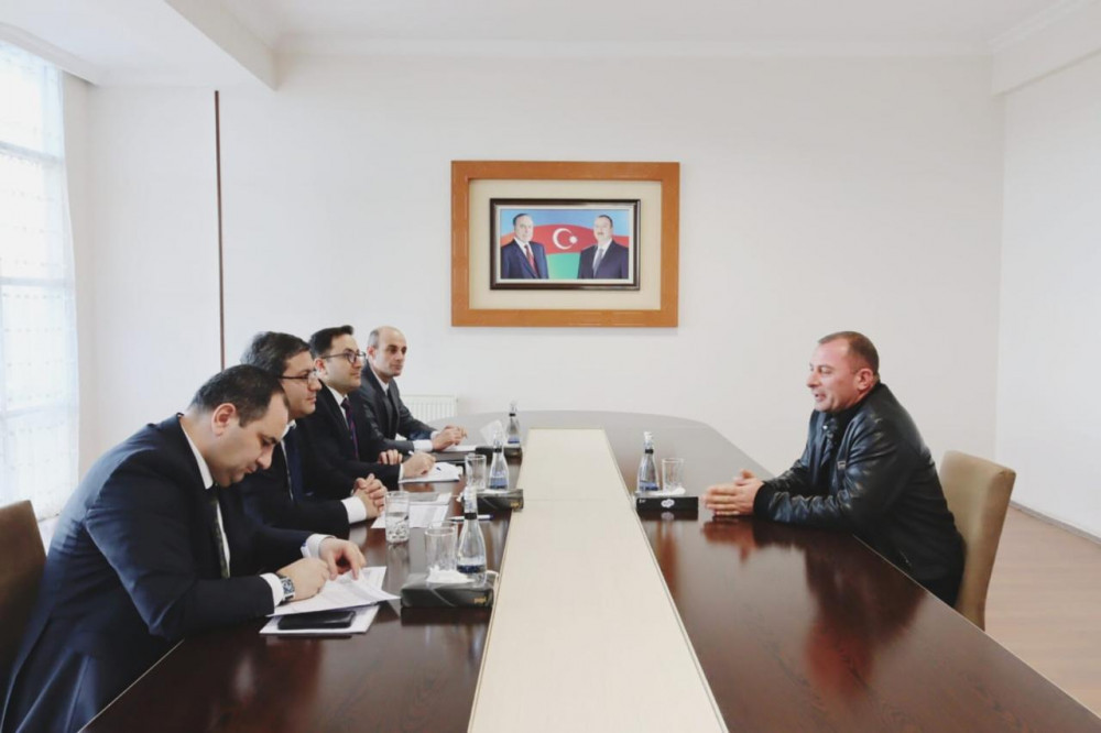 İqtisadiyyat naziri Kazım Hüseynəliyev Sədərəkdə vətəndaşları qəbul edib<font color=red> - FOTOLAR</font>