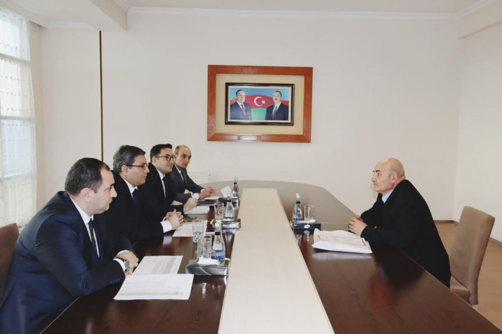 İqtisadiyyat naziri Kazım Hüseynəliyev Sədərəkdə vətəndaşları qəbul edib<font color=red> - FOTOLAR</font>