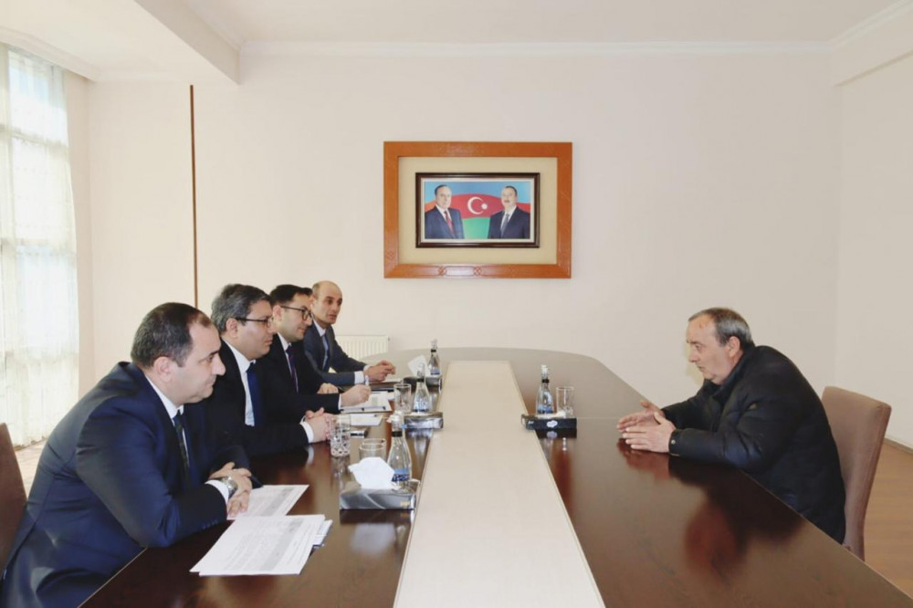 İqtisadiyyat naziri Kazım Hüseynəliyev Sədərəkdə vətəndaşları qəbul edib<font color=red> - FOTOLAR</font>