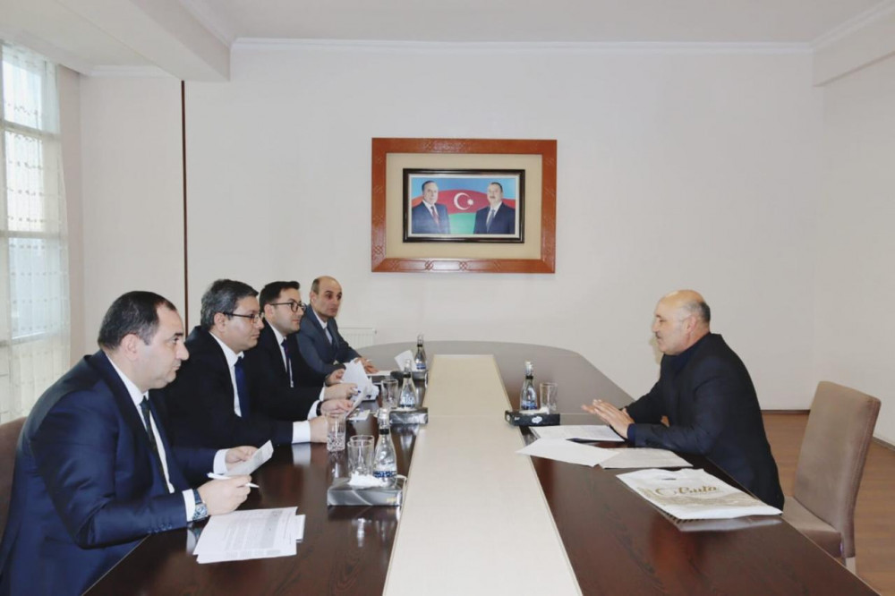 İqtisadiyyat naziri Kazım Hüseynəliyev Sədərəkdə vətəndaşları qəbul edib<font color=red> - FOTOLAR</font>