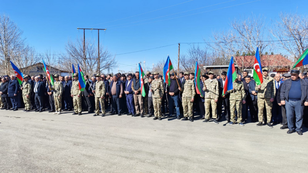 Birinci Qarabağ müharibəsinin itkin şəhidi Qurban Göyüşov Ağdamda dəfn olunub<font color=red> - FOTOLAR</font>