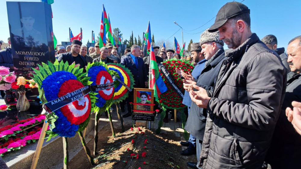 Birinci Qarabağ müharibəsinin itkin şəhidi Qurban Göyüşov Ağdamda dəfn olunub<font color=red> - FOTOLAR</font>