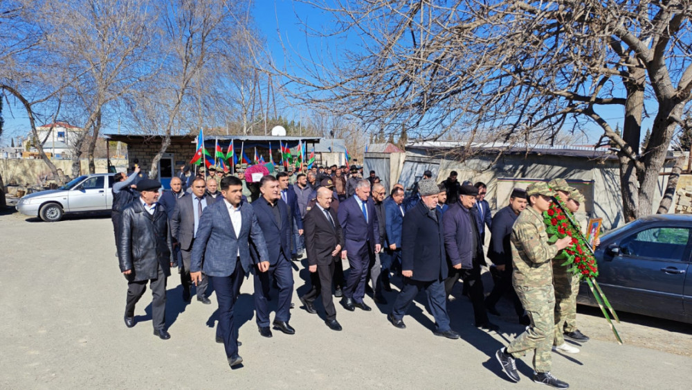 Birinci Qarabağ müharibəsinin itkin şəhidi Qurban Göyüşov Ağdamda dəfn olunub<font color=red> - FOTOLAR</font>