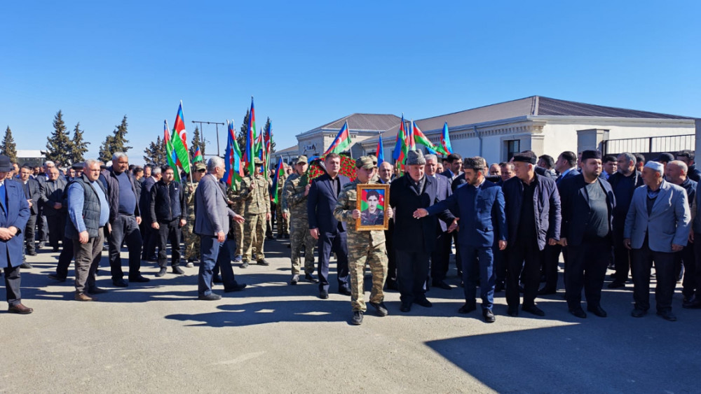 Birinci Qarabağ müharibəsinin itkin şəhidi Qurban Göyüşov Ağdamda dəfn olunub<font color=red> - FOTOLAR</font>