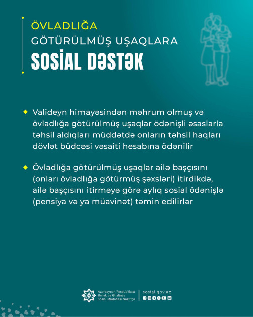 Övladlığa uşaq götürənlərə verilən güzəştlər hansılardır? <font color=red> - FOTOLAR</font>