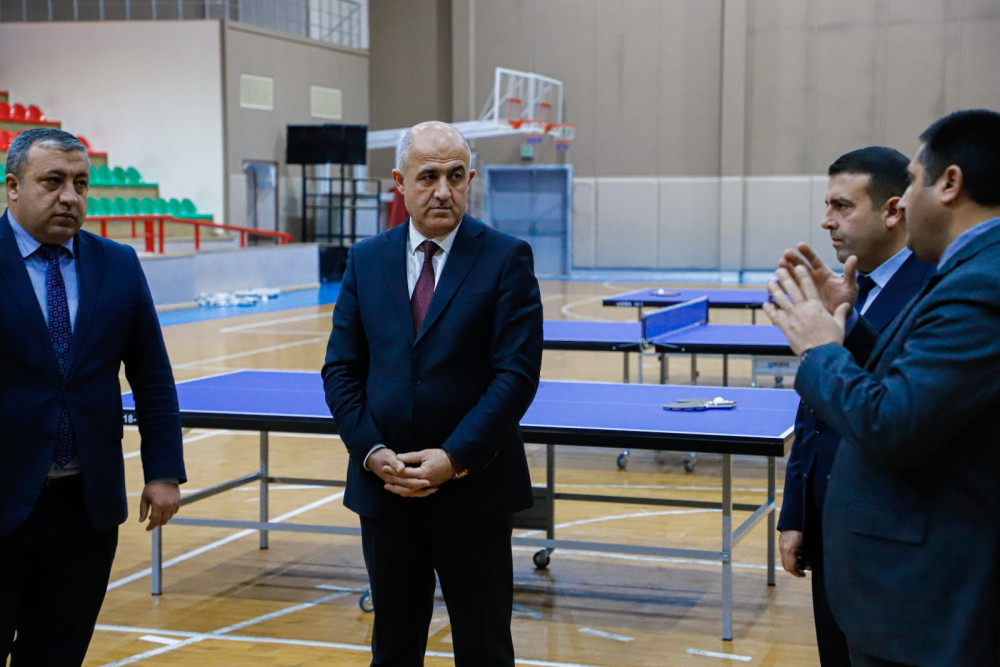 Naxçıvanda yeni stolüstü tennis avadanlıqlarına baxış keçirilib<font color=red> - FOTOLAR</font>
