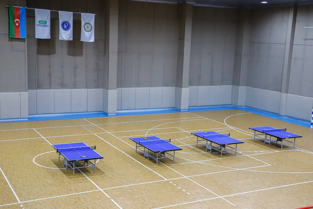 Naxçıvanda yeni stolüstü tennis avadanlıqlarına baxış keçirilib<font color=red> - FOTOLAR</font>