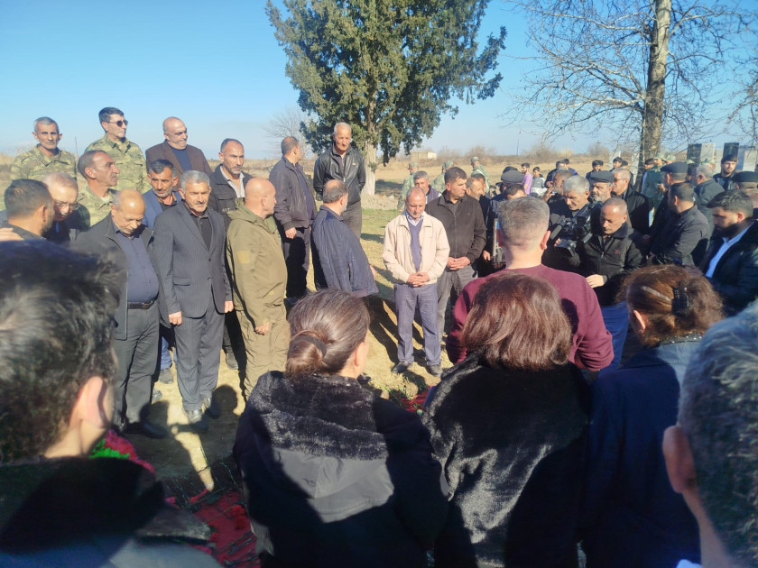 Birinci Qarabağ müharibəsinin itkin şəhidi Dadaş Dadaşov Bərdədə torpağa tapşırılıb<font color=red> - FOTOLAR</font>