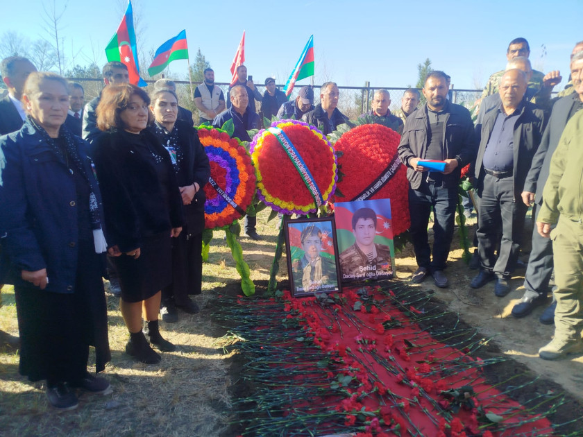 Birinci Qarabağ müharibəsinin itkin şəhidi Dadaş Dadaşov Bərdədə torpağa tapşırılıb<font color=red> - FOTOLAR</font>