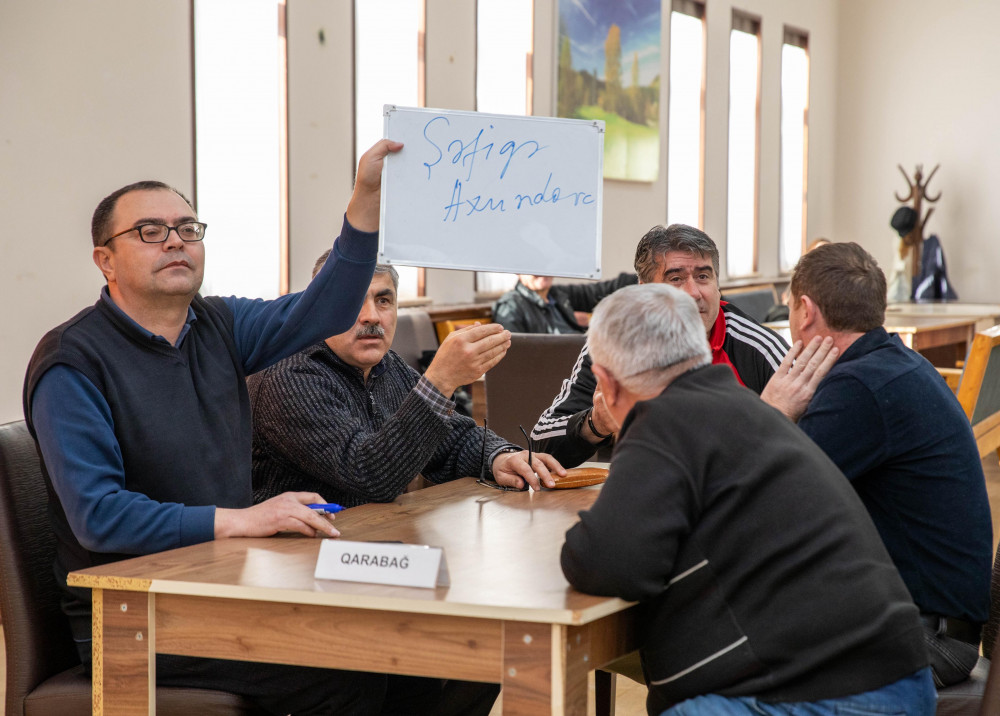 Bir qrup həmkarlar ittifaqı üzvü Ağbulaqda qış istirahəti proqramından yararlanıb<font color=red> - FOTOLAR</font>