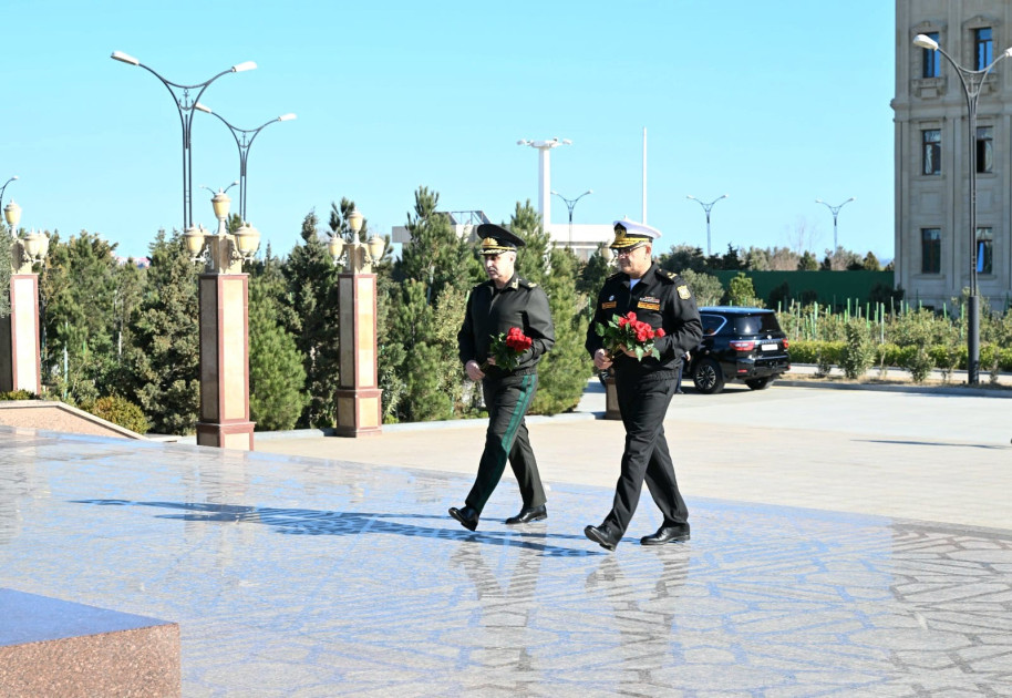 Hərbi prokuror Müdafiə Nazirliyinin Hərbi Dəniz Qüvvələrində görüş keçirib<font color=red> - FOTOLAR</font>