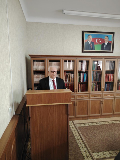 AMEA Naxçıvan Bölməsində “Birinci Türkoloji Qurultay: türk xalqlarının elmi-mədəni birliyində yeri və rolu” mövzusunda elmi konfrans keçirilib<font color=red> - FOTOLAR</font>