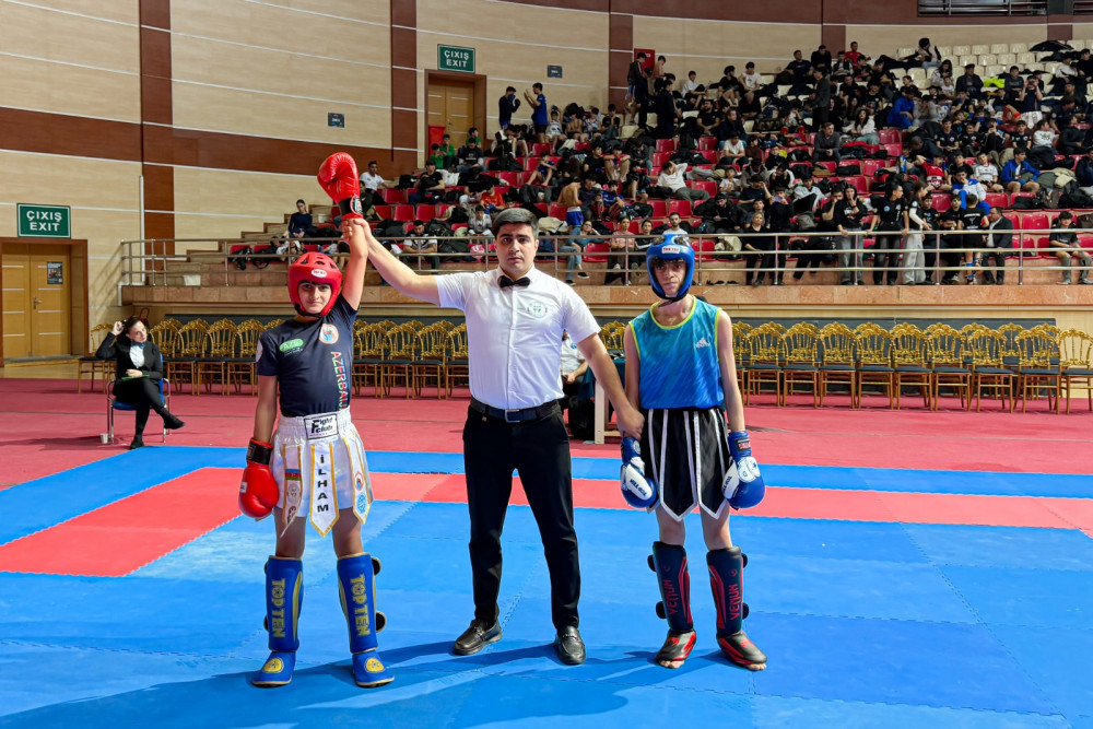 Naxçıvanın “Naxçıvan Araz” Kikboksinq klubu Xocalı Kubokunda uğur qazanıb<font color=red> - FOTOLAR</font>