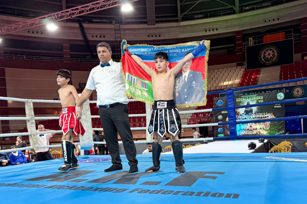 Naxçıvanın “Naxçıvan Araz” Kikboksinq klubu Xocalı Kubokunda uğur qazanıb<font color=red> - FOTOLAR</font>