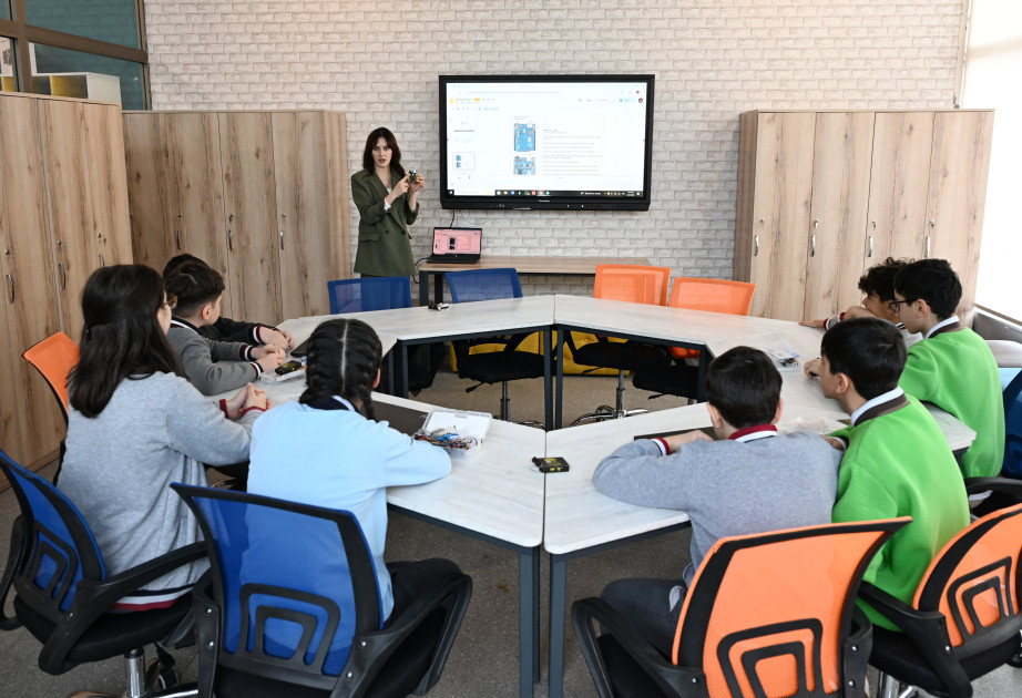 Leyla Əliyeva və Alena Əliyeva Quba şəhərində internat tipli ümumtəhsil məktəbini və STEAM mərkəzini ziyarət ediblər<font color=red> - FOTOLAR</font>