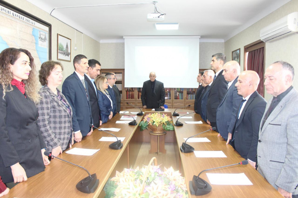 AMEA Naxçıvan Bölməsində “XX əsrin faciəsi: Xocalı Soyqırımı” mövzusunda elmi konfrans keçirilib<font color=red> - FOTOLAR</font>