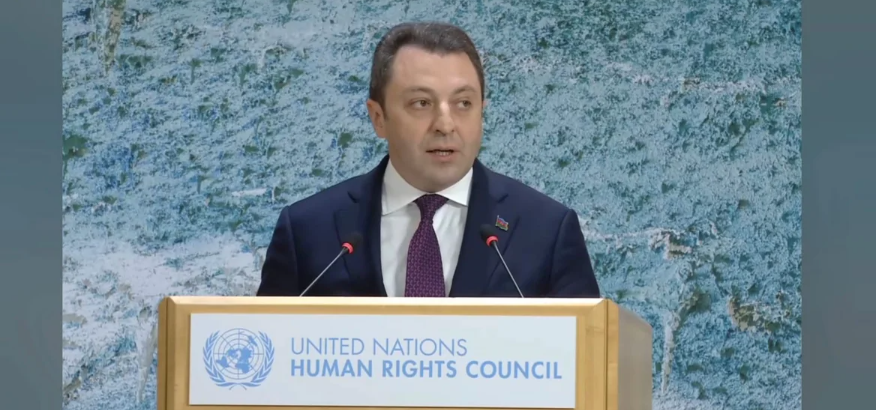 Cenevrədə Azərbaycan XİN başçısının müavini Ermənistan əsilli şəxslərin məhkəməsi barədə danışıb<font color=red> - FOTOLAR</font>