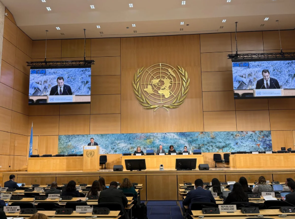 Cenevrədə Azərbaycan XİN başçısının müavini Ermənistan əsilli şəxslərin məhkəməsi barədə danışıb<font color=red> - FOTOLAR</font>