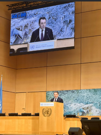 Cenevrədə Azərbaycan XİN başçısının müavini Ermənistan əsilli şəxslərin məhkəməsi barədə danışıb<font color=red> - FOTOLAR</font>