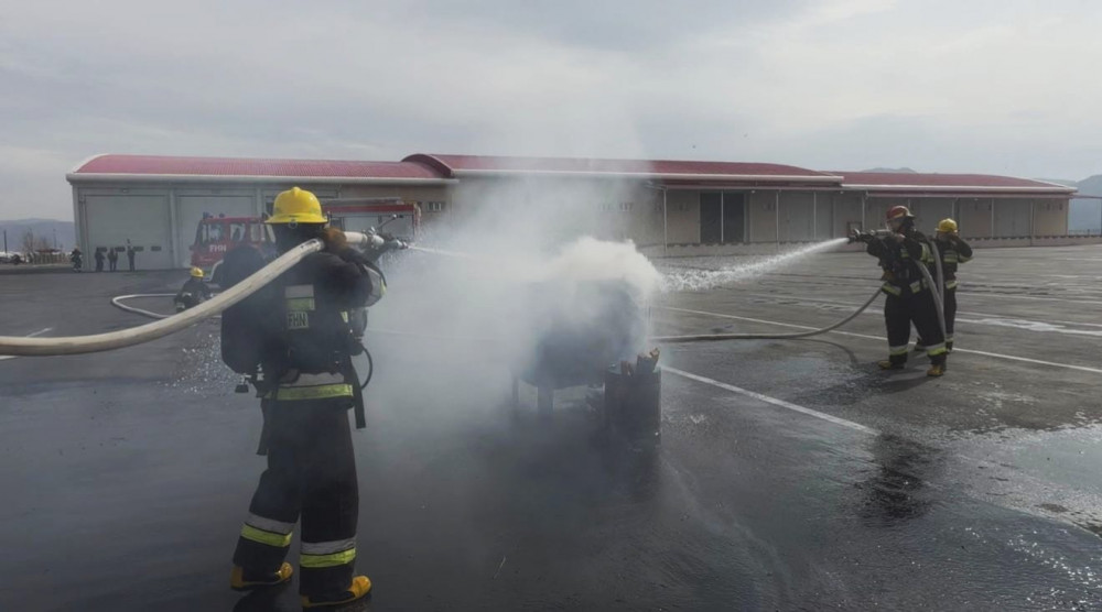 Sədərək gömrük postunda fövqəladə hallar zamanı davranış qaydaları üzrə məşq keçirilib<font color=red> - FOTOLAR</font>