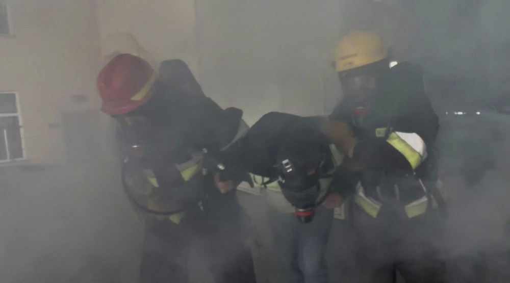 Sədərək gömrük postunda fövqəladə hallar zamanı davranış qaydaları üzrə məşq keçirilib<font color=red> - FOTOLAR</font>