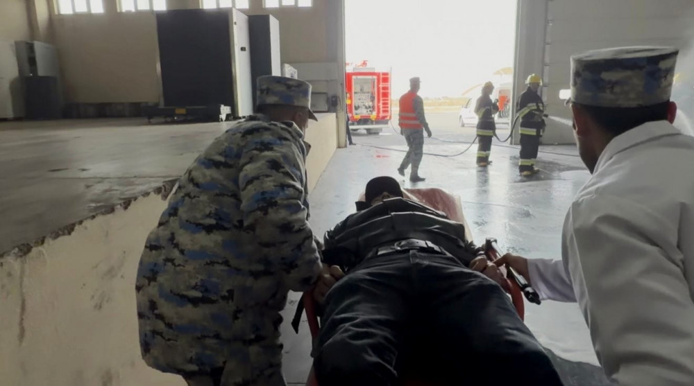 Sədərək gömrük postunda fövqəladə hallar zamanı davranış qaydaları üzrə məşq keçirilib<font color=red> - FOTOLAR</font>