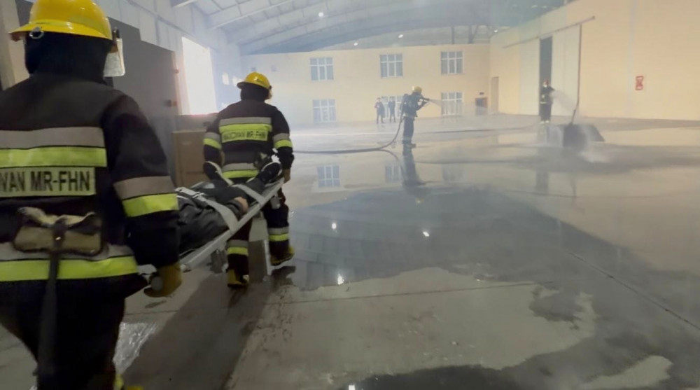 Sədərək gömrük postunda fövqəladə hallar zamanı davranış qaydaları üzrə məşq keçirilib<font color=red> - FOTOLAR</font>