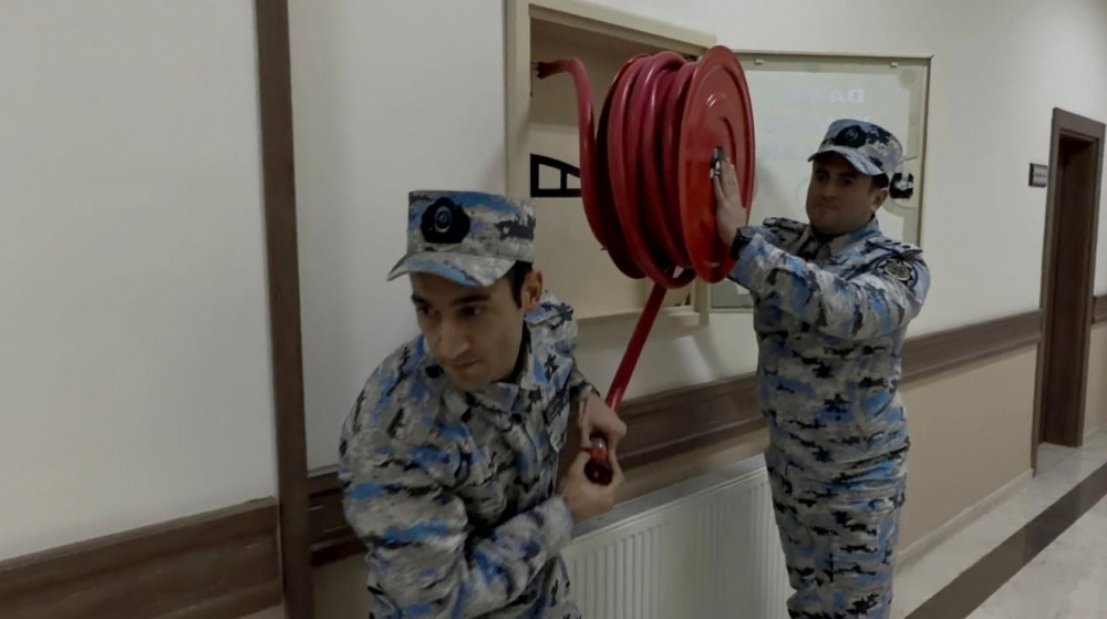 Sədərək gömrük postunda fövqəladə hallar zamanı davranış qaydaları üzrə məşq keçirilib<font color=red> - FOTOLAR</font>