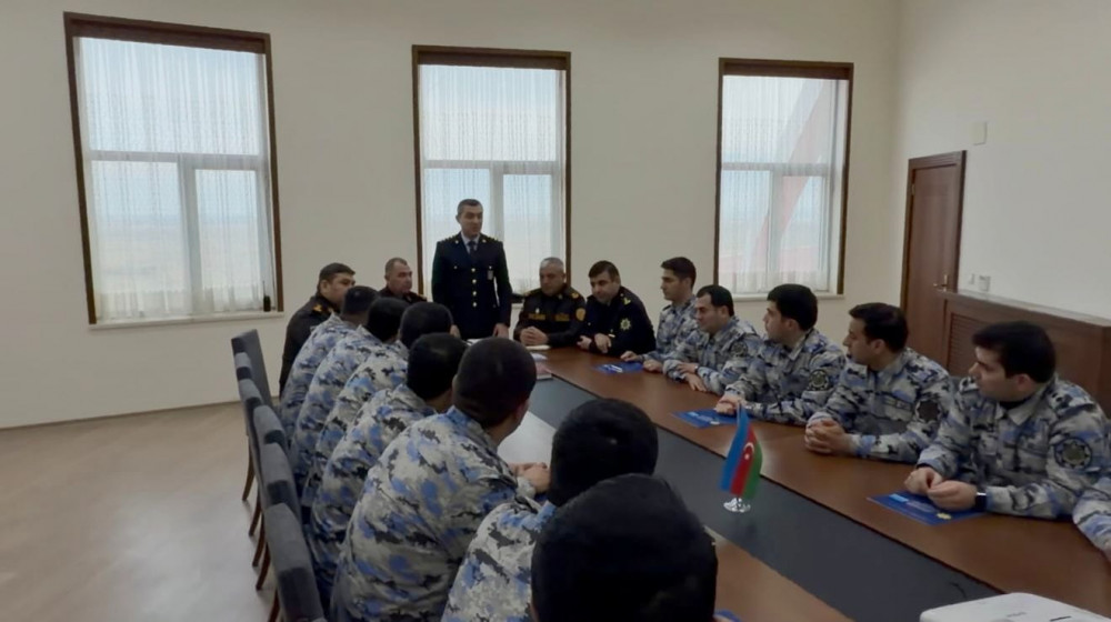 Sədərək gömrük postunda fövqəladə hallar zamanı davranış qaydaları üzrə məşq keçirilib<font color=red> - FOTOLAR</font>